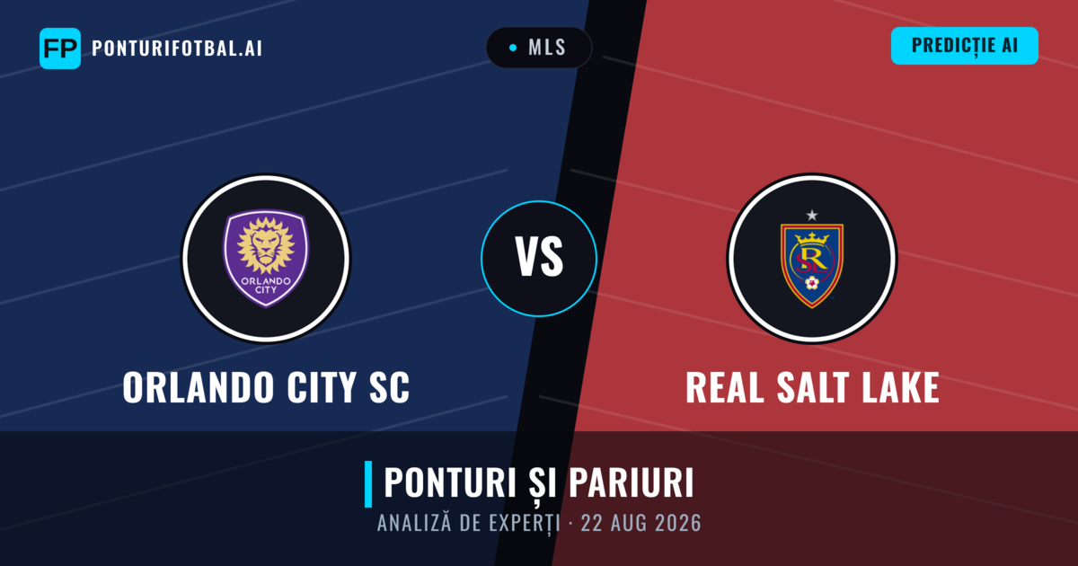 Orlando City SC vs Real Salt Lake — pronostic și avancronică meci