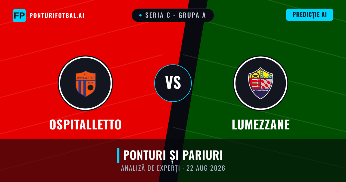OSPITALLETTO vs Lumezzane — pronostic și avancronică meci