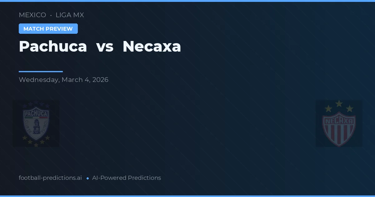 CF Pachuca vs Necaxa — pronostic și avancronică meci
