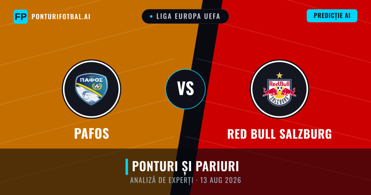 Pafos vs Red Bull Salzburg — pronostic și avancronică meci