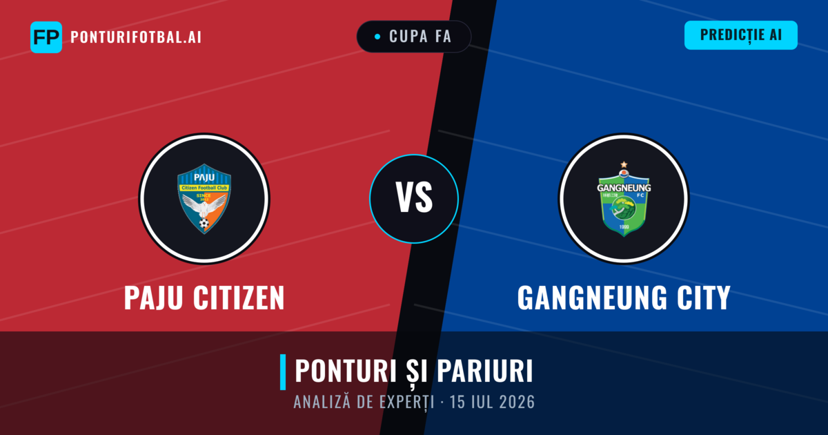 Paju Citizen vs Gangneung City — pronostic și avancronică meci