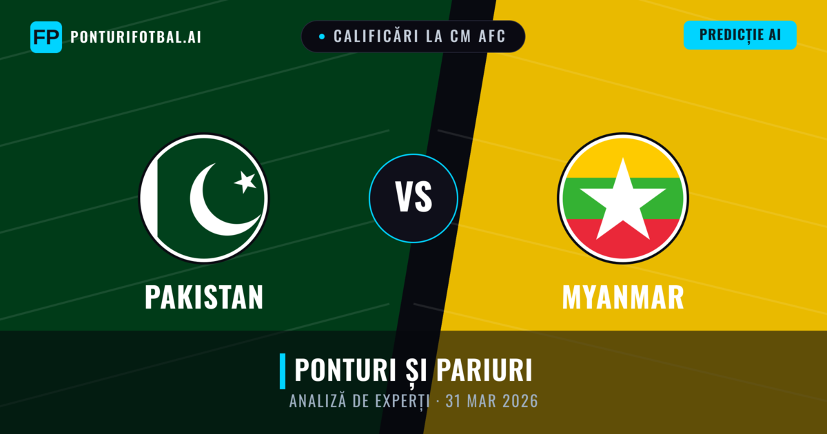 Pakistan vs Myanmar — pronostic și avancronică meci