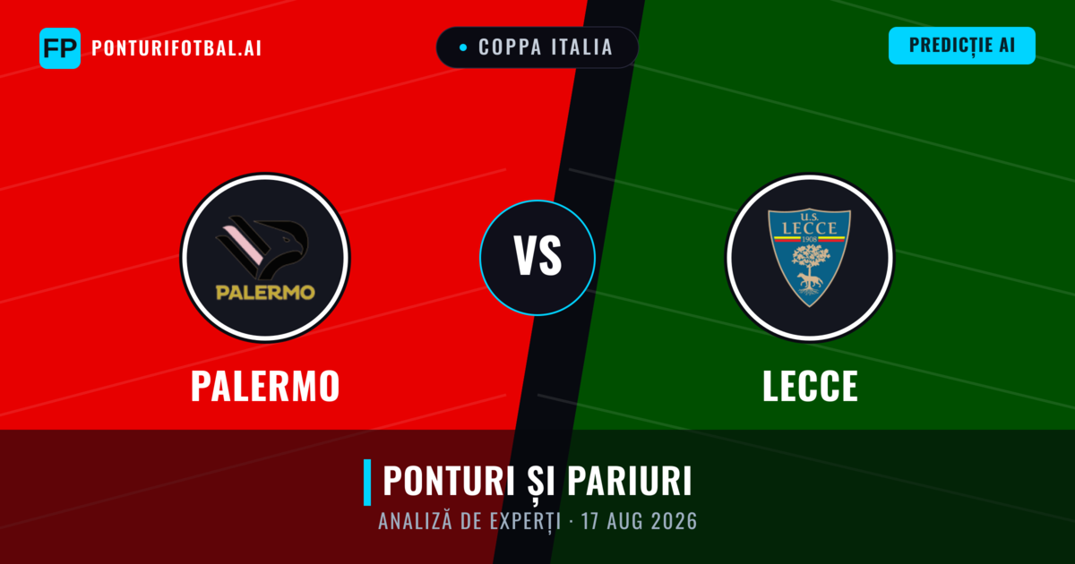 Palermo vs Lecce — pronostic și avancronică meci