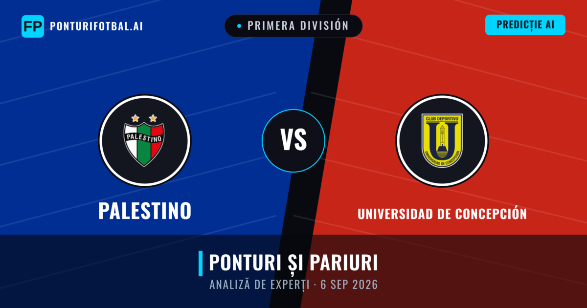 Palestino vs Universidad de Concepción — pronostic și avancronică meci
