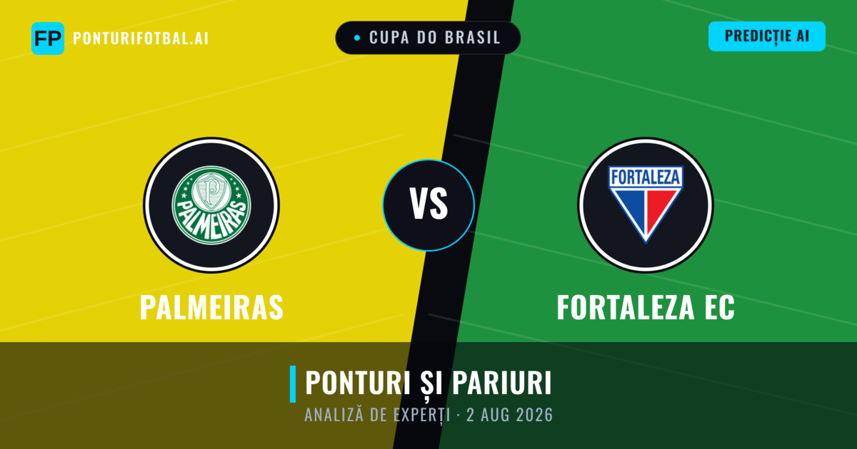 Palmeiras vs Fortaleza EC — pronostic și avancronică meci