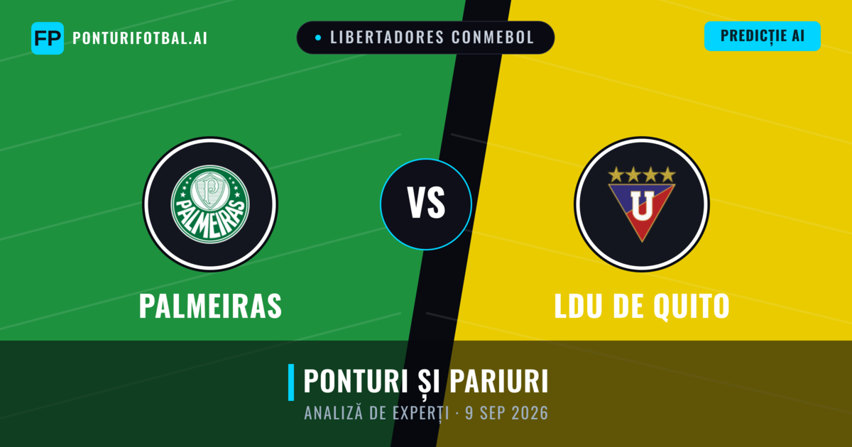 Palmeiras vs LDU de Quito — pronostic și avancronică meci