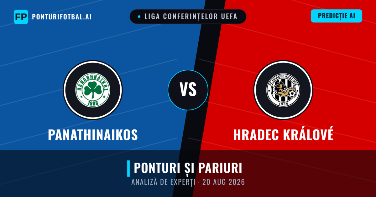 Panathinaikos vs Hradec Králové — pronostic și avancronică meci