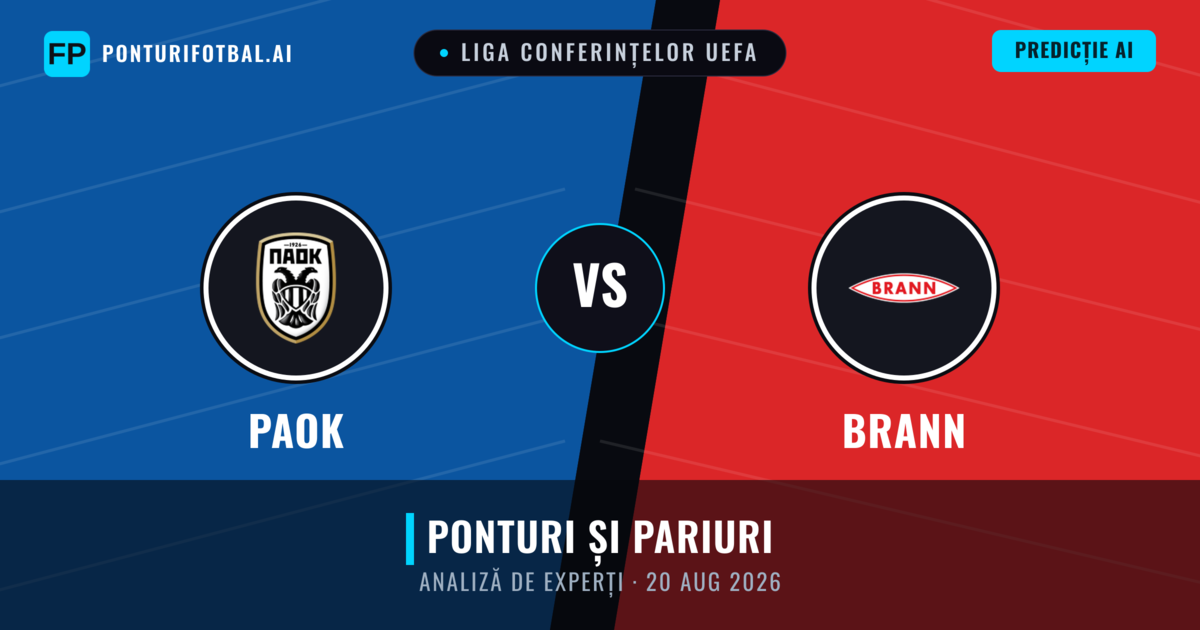 PAOK vs Brann — pronostic și avancronică meci