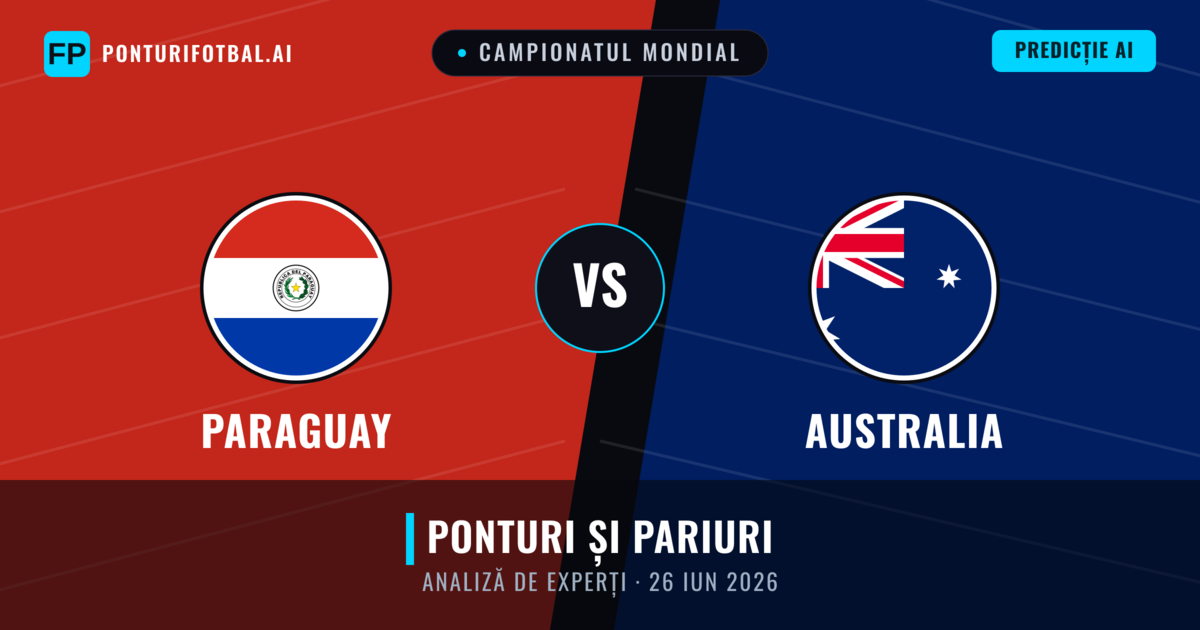 Paraguay vs Australia — pronostic și avancronică meci