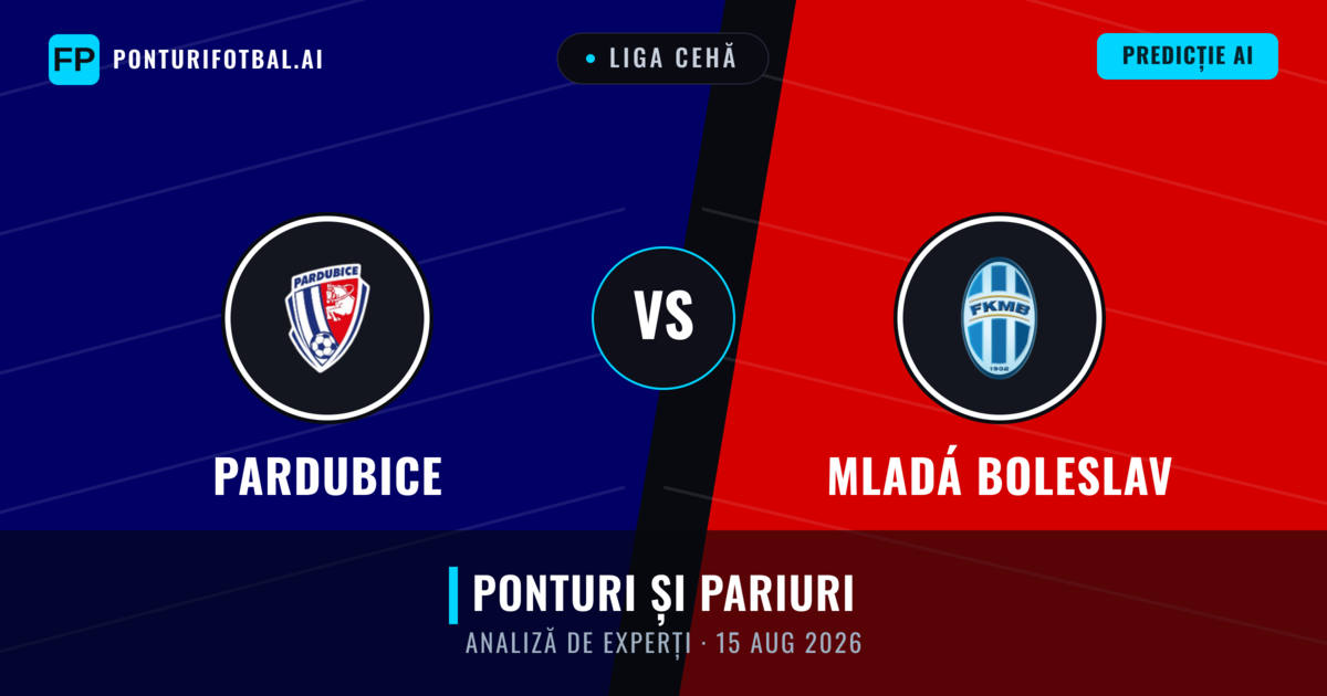 Pardubice vs Mladá Boleslav — pronostic și avancronică meci