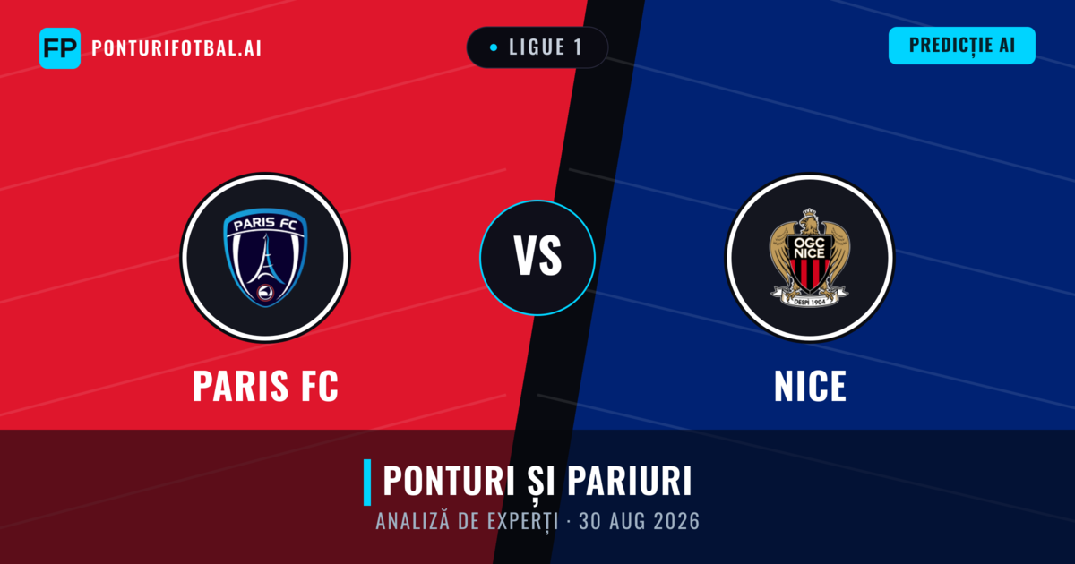 Paris FC vs Nice — pronostic și avancronică meci