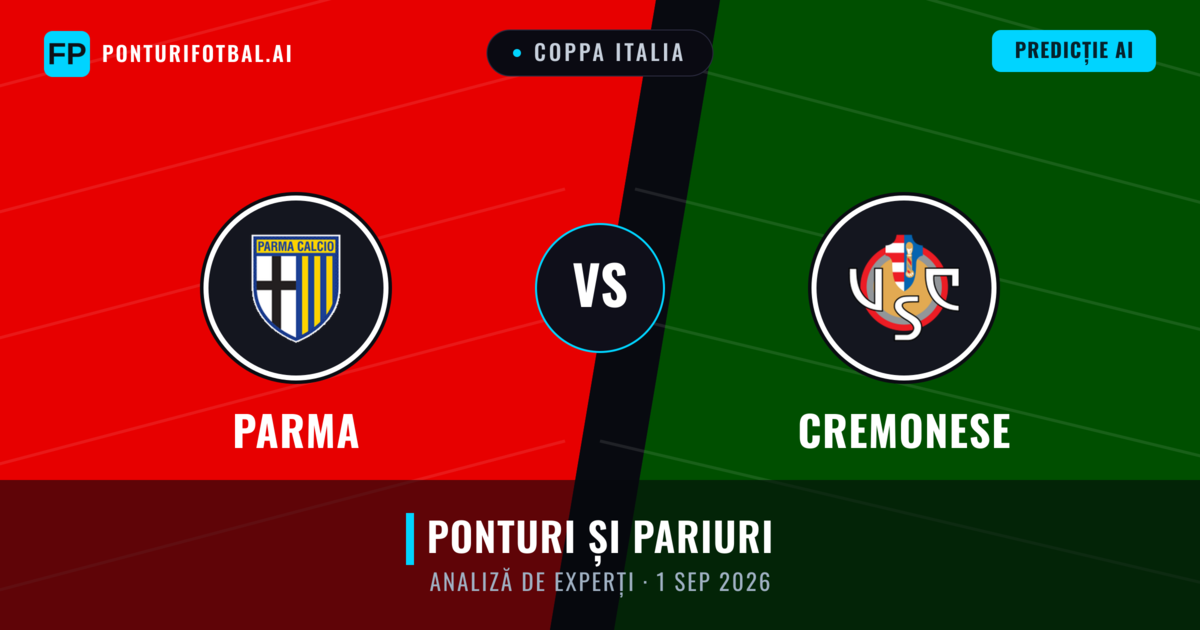Parma vs Cremonese — pronostic și avancronică meci