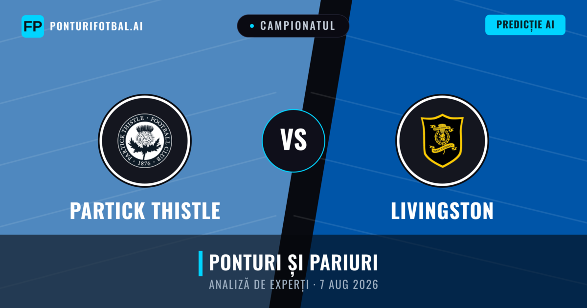 Partick Thistle vs Livingston — pronostic și avancronică meci