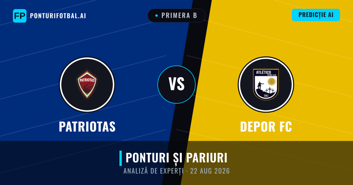 Patriotas vs Depor FC — pronostic și avancronică meci