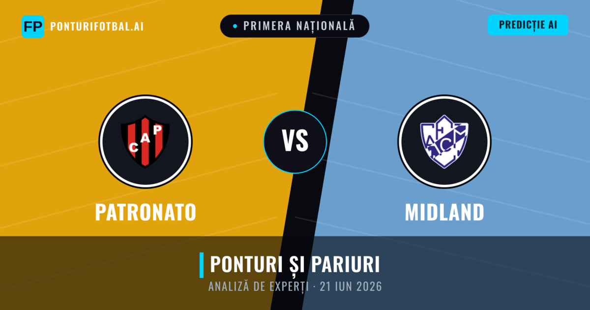 Patronato vs Midland — pronostic și avancronică meci