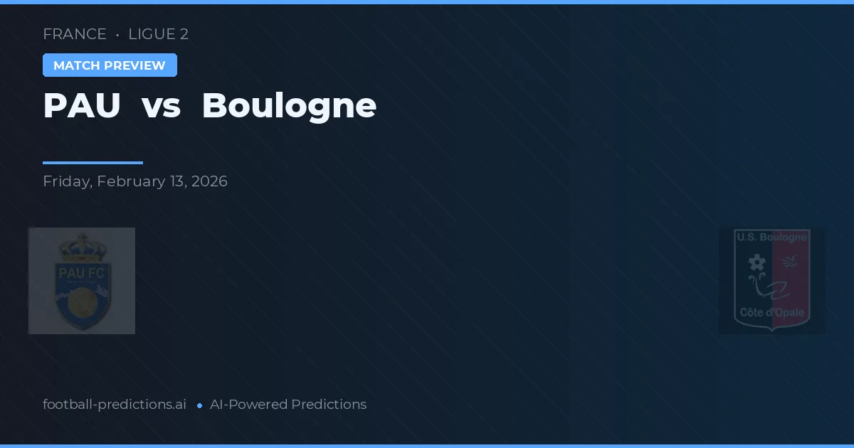 PAU vs Boulogne — pronostic și avancronică meci