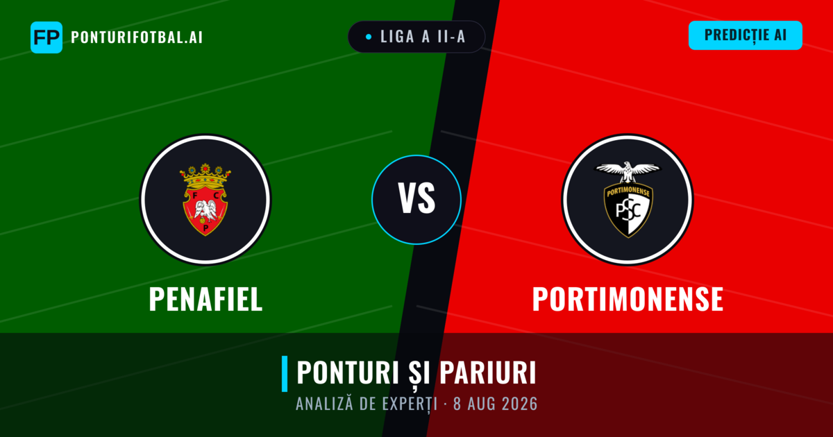 Penafiel vs Portimonense — pronostic și avancronică meci