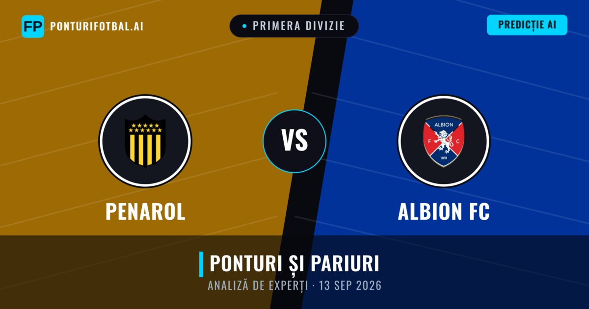 Penarol vs Albion FC — pronostic și avancronică meci