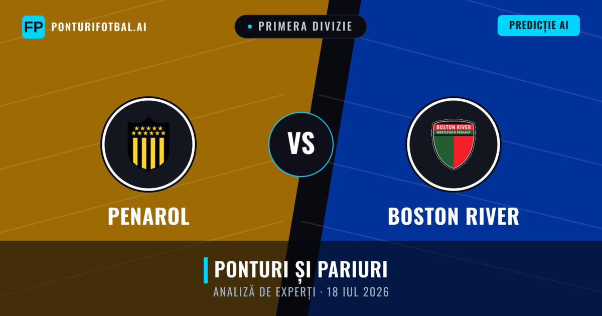 Penarol vs Boston River — pronostic și avancronică meci