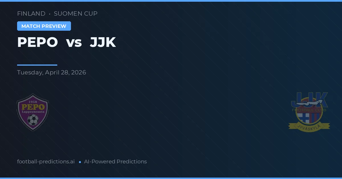 PEPO vs JJK — pronostic și avancronică meci