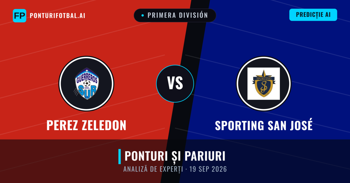 Perez Zeledon vs Sporting San José — pronostic și avancronică meci