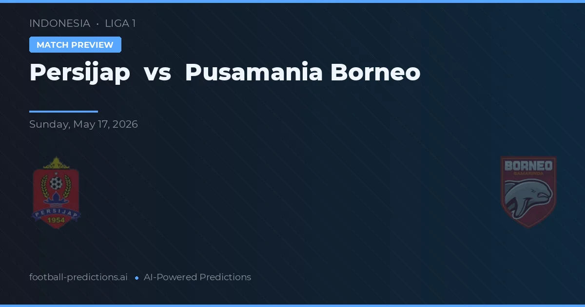 Persijap vs Pusamania Borneo — pronostic și avancronică meci