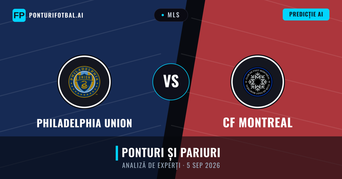 Philadelphia Union vs CF Montreal — pronostic și avancronică meci