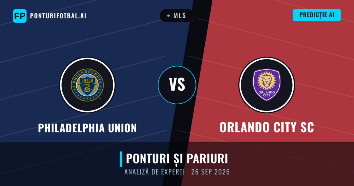 Philadelphia Union vs Orlando City SC — pronostic și avancronică meci