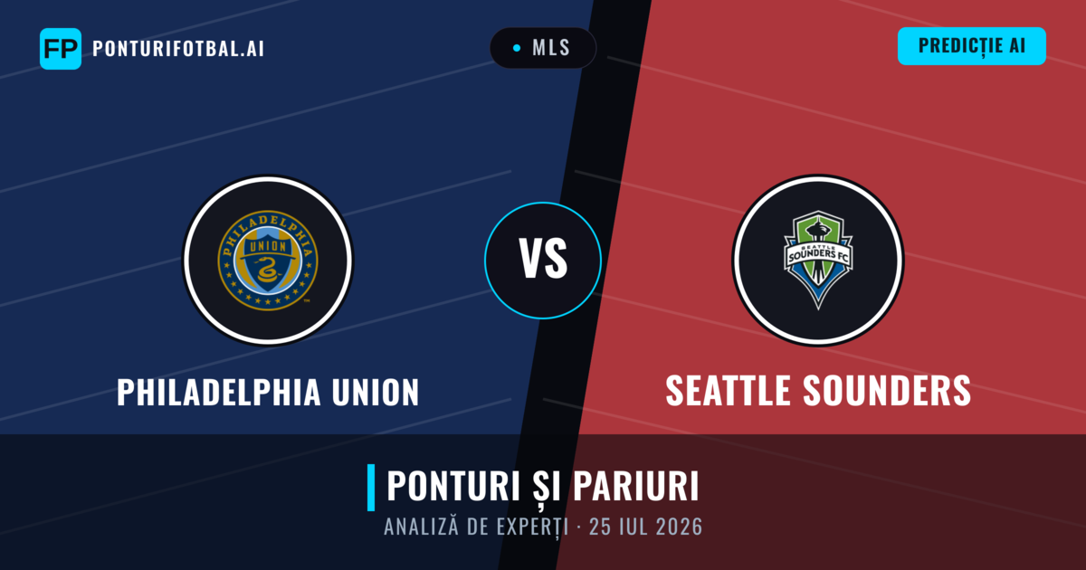 Philadelphia Union vs Seattle Sounders — pronostic și avancronică meci