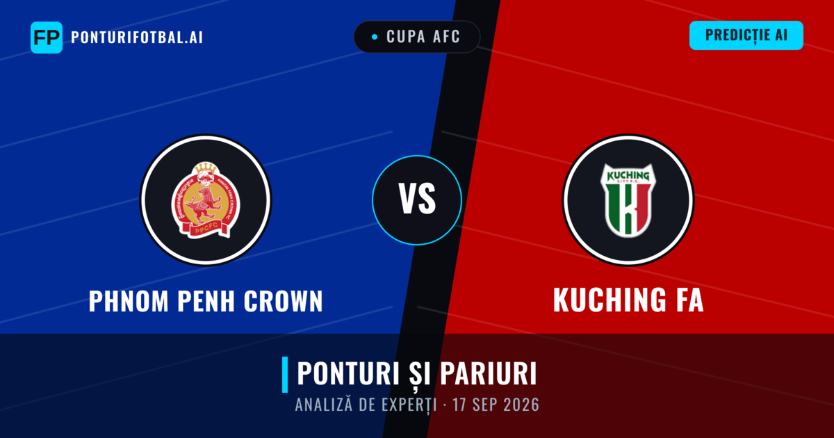 Phnom Penh Crown vs Kuching FA — pronostic și avancronică meci