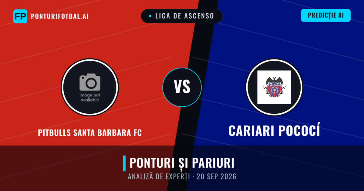 Pitbulls Santa Barbara FC vs Cariari Pococí — pronostic și avancronică meci