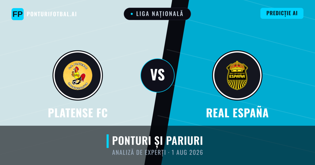 Platense FC vs Real España — pronostic și avancronică meci
