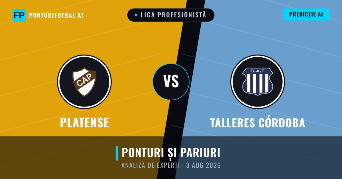 Platense vs Talleres Córdoba — pronostic și avancronică meci