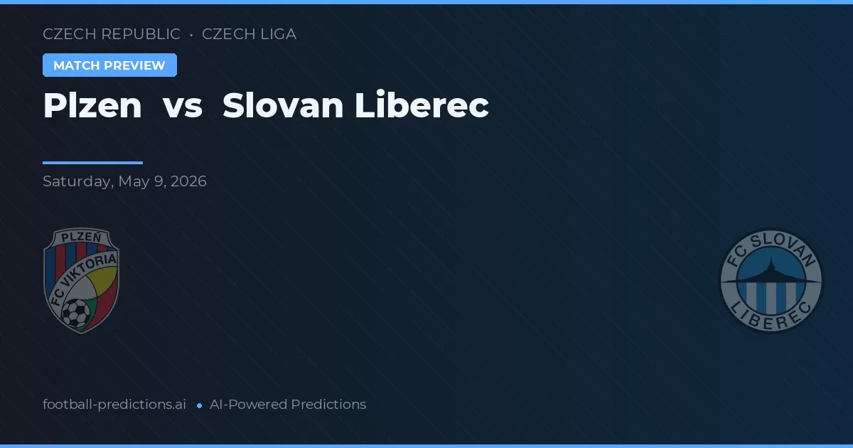 Plzen vs Slovan Liberec — pronostic și avancronică meci