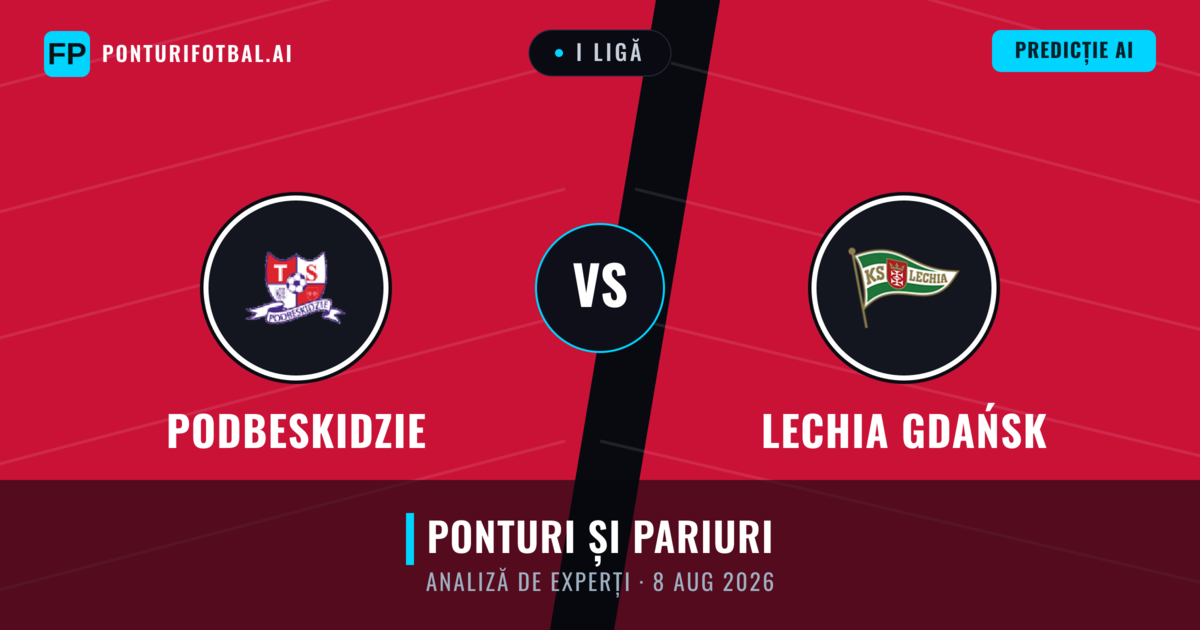 Podbeskidzie vs Lechia Gdańsk — pronostic și avancronică meci