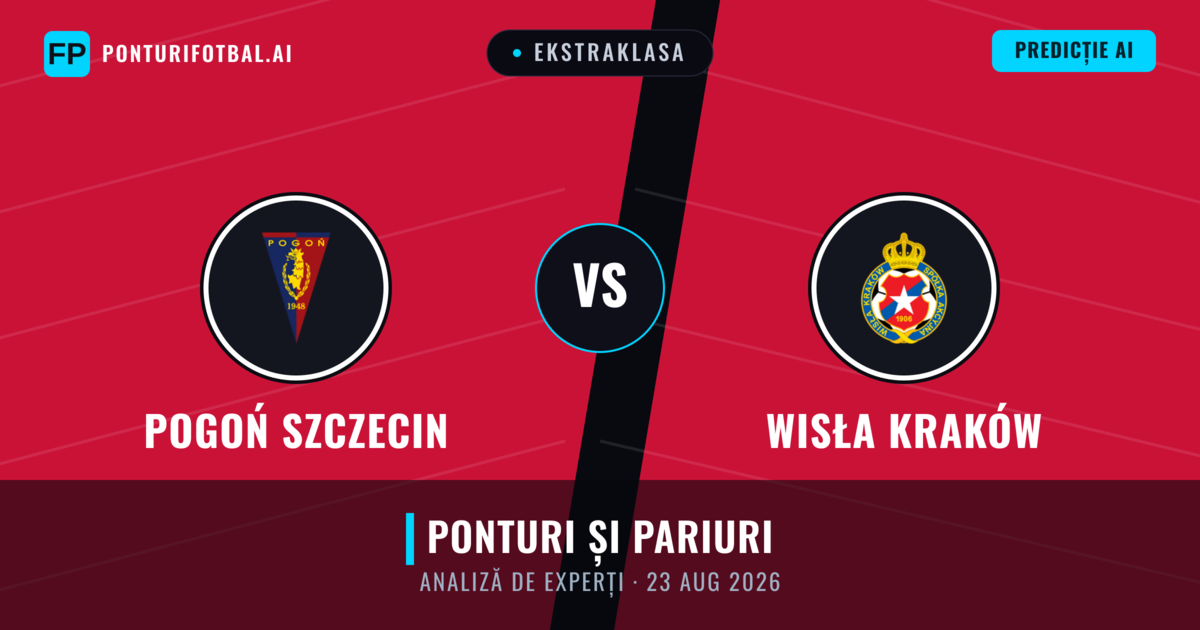 Pogoń Szczecin vs Wisła Kraków — pronostic și avancronică meci