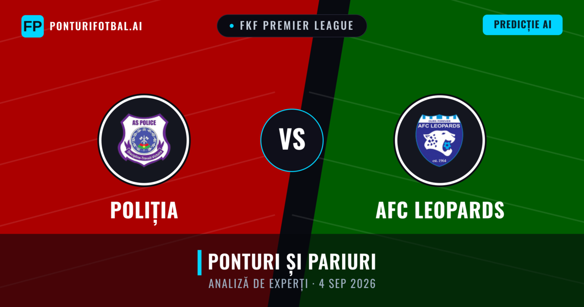 Poliția vs AFC Leopards — pronostic și avancronică meci
