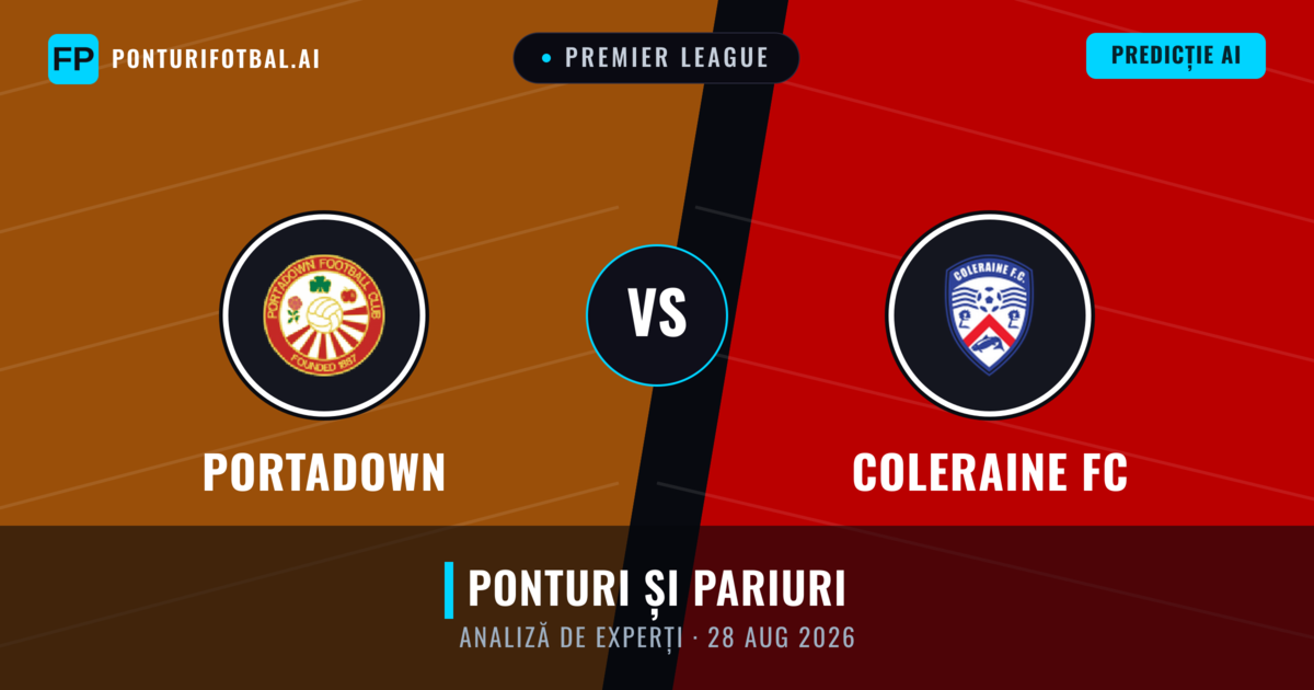Portadown vs Coleraine FC — pronostic și avancronică meci