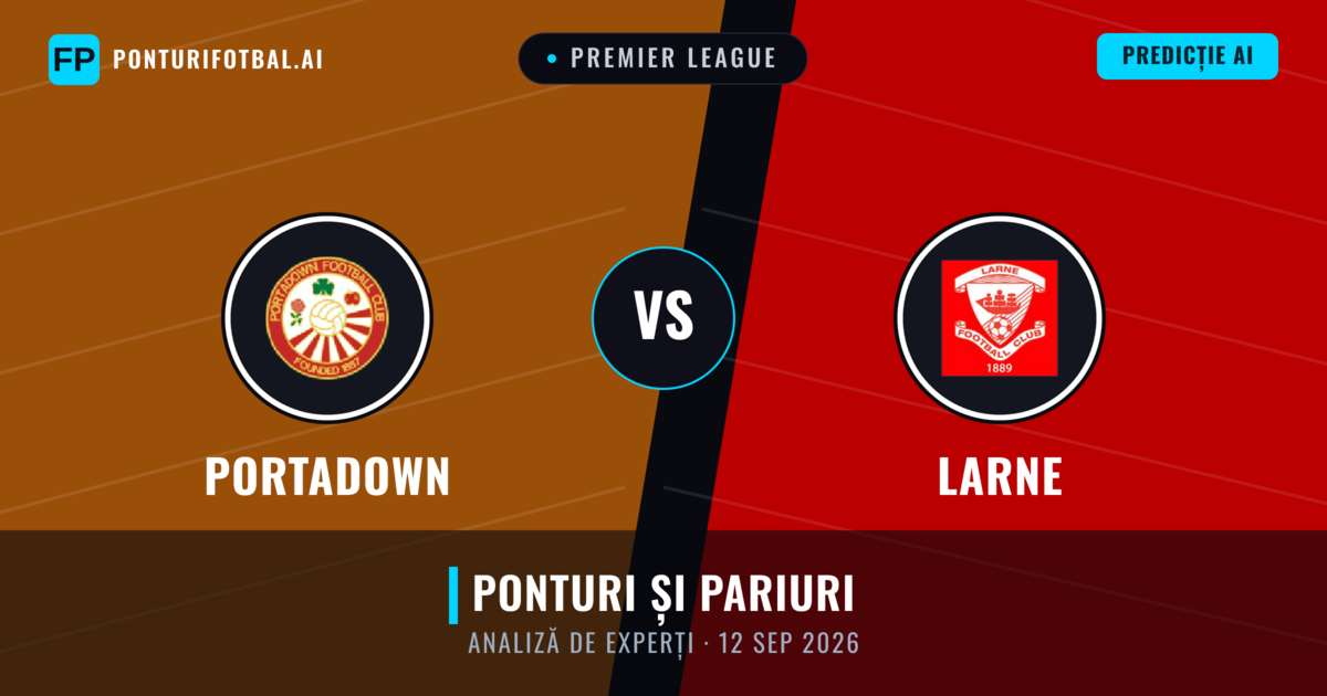 Portadown vs Larne — pronostic și avancronică meci