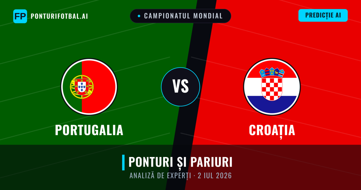 Portugalia vs Croația — pronostic și avancronică meci