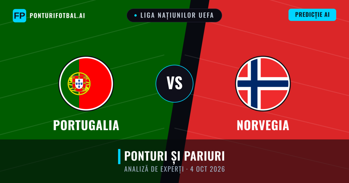 Portugalia vs Norvegia — pronostic și avancronică meci