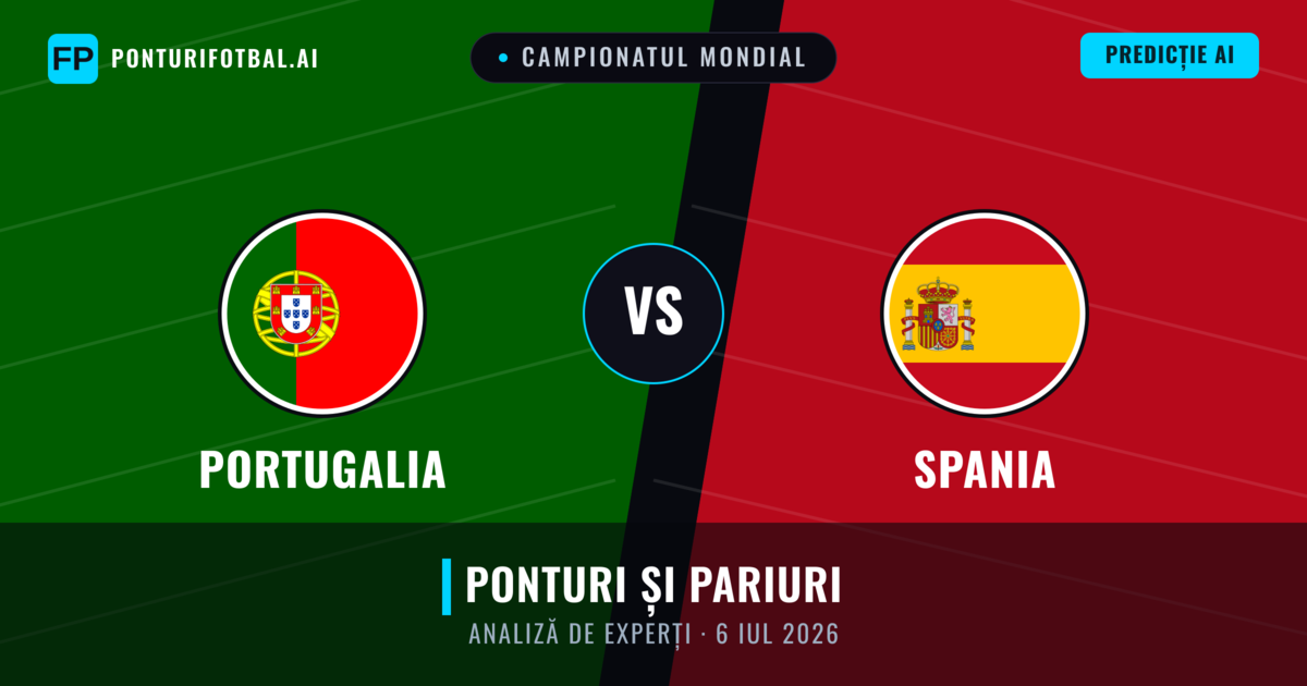 Portugalia vs Spania — pronostic și avancronică meci