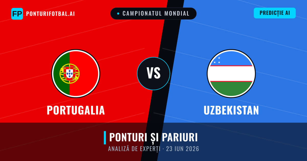 Portugalia vs Uzbekistan — pronostic și avancronică meci
