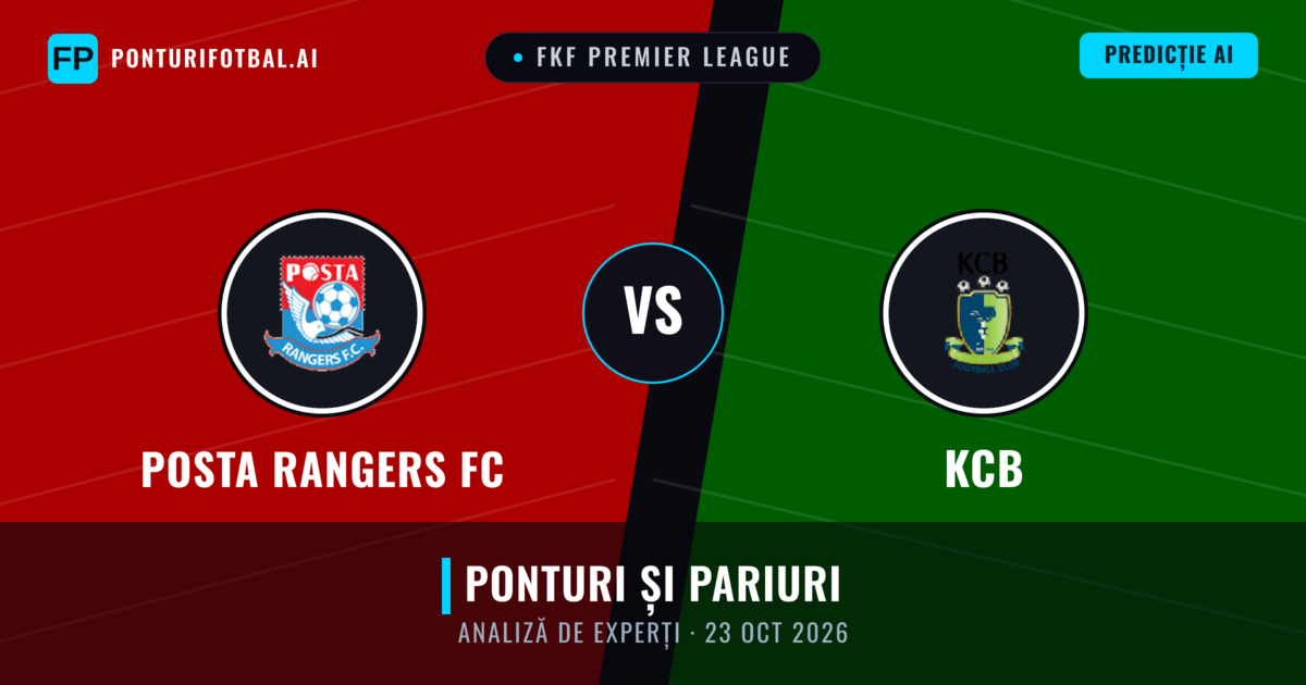 Posta Rangers FC vs KCB — pronostic și avancronică meci