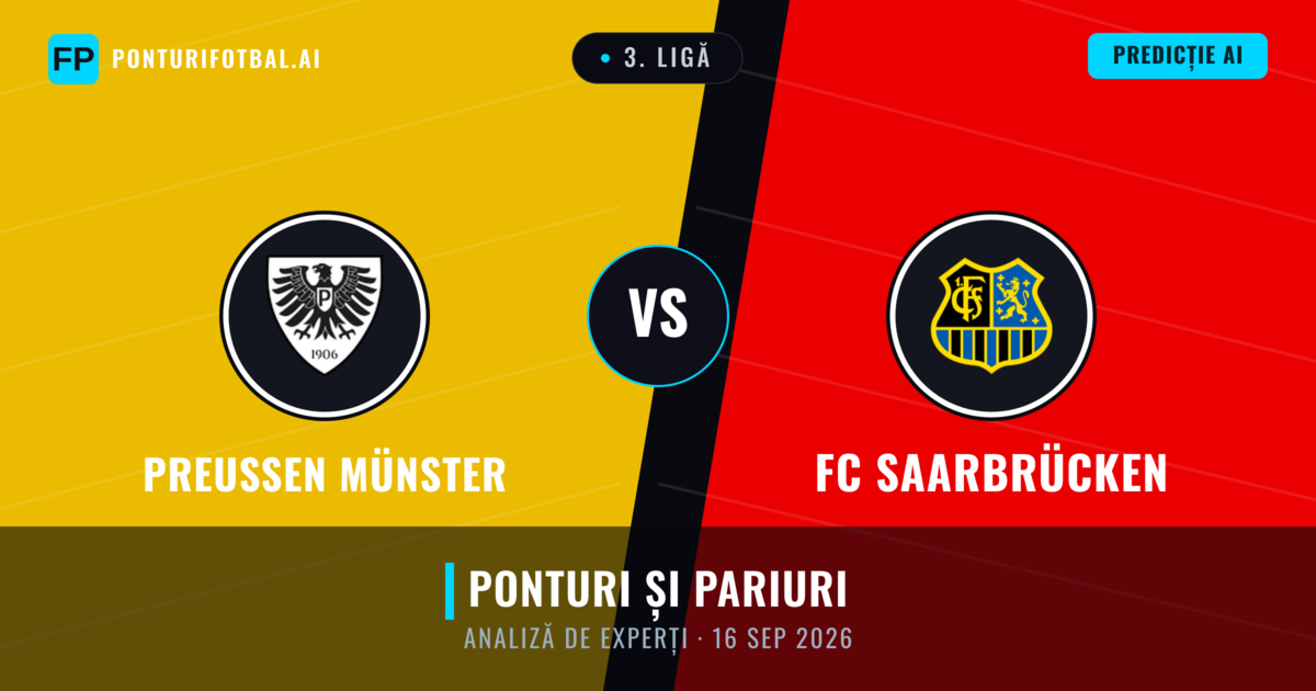 Preußen Münster vs FC Saarbrücken — pronostic și avancronică meci