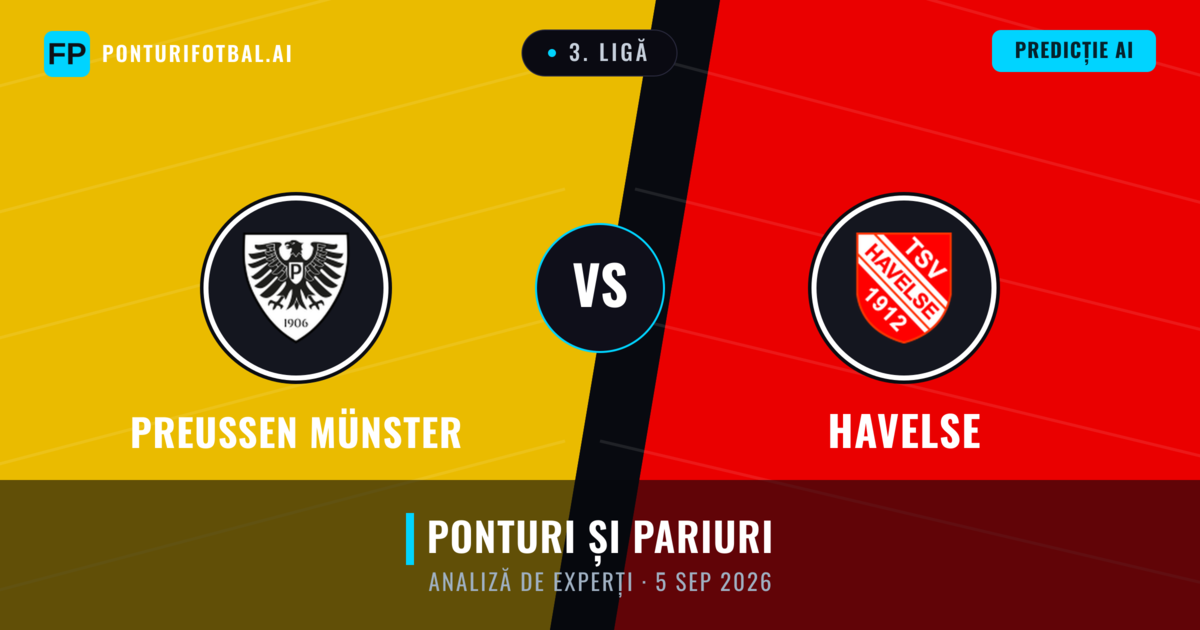 Preußen Münster vs Havelse — pronostic și avancronică meci