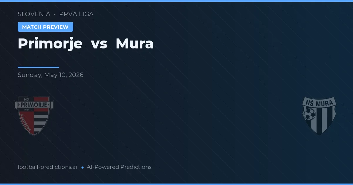 Primorje vs Mura — pronostic și avancronică meci