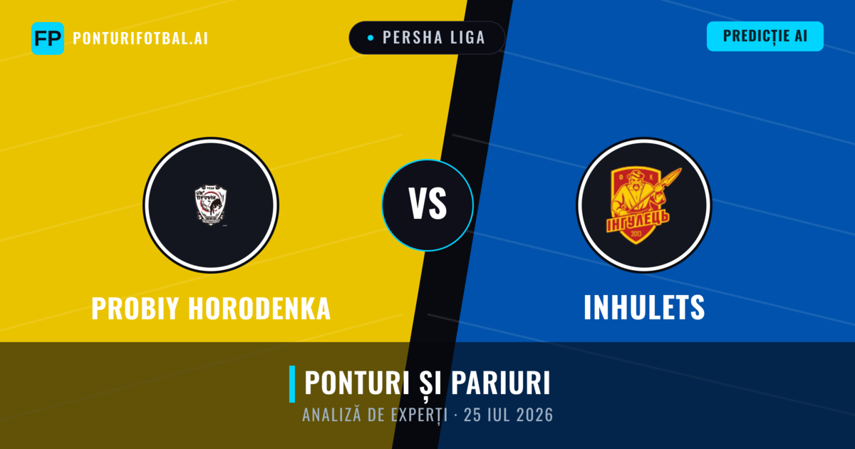 Probiy Horodenka vs Inhulets — pronostic și avancronică meci