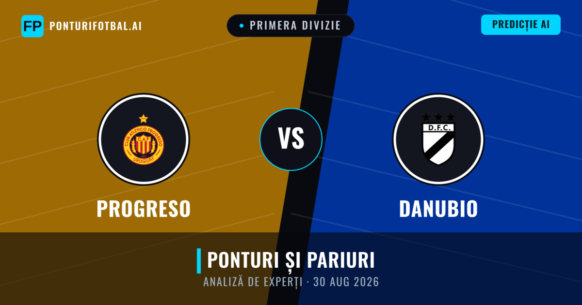 Progreso vs Danubio — pronostic și avancronică meci
