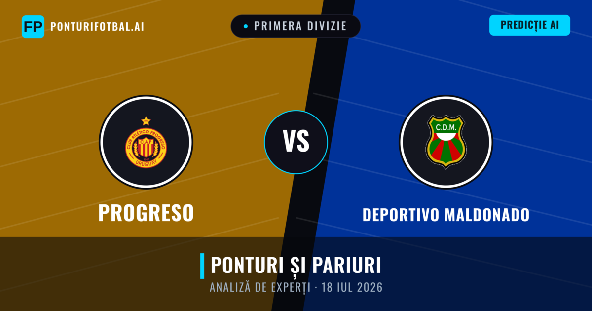 Progreso vs Deportivo Maldonado — pronostic și avancronică meci
